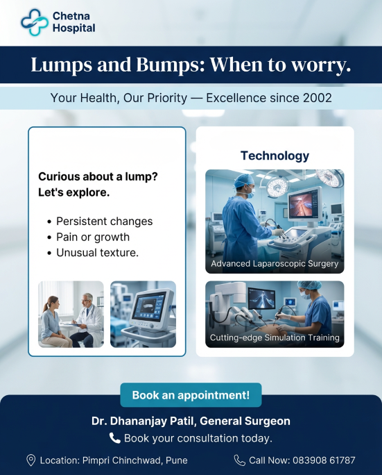 Breast lump surgeon PCMC surgical options at Chetna Hospital comparing Lumpectomy (breast-conserving surgery) and Mastectomy (complete removal) for comprehensive surgical care in Maharashtra