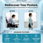 Specialty Physiotherapist performing AI-powered posture analysis on a patient at Next Gen Rehab Centre