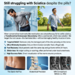 Sciatica treatment at Chetna Hospital Chinchwad by Dr Nirmal Patil showing minimally invasive Transforaminal Endoscopic Discectomy