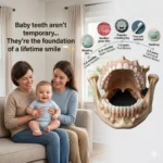 Baby teething timeline chart showing order of teeth eruption