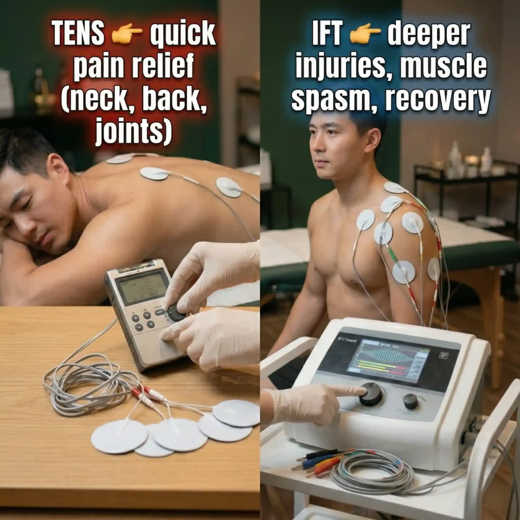 TENS and IFT Therapy
