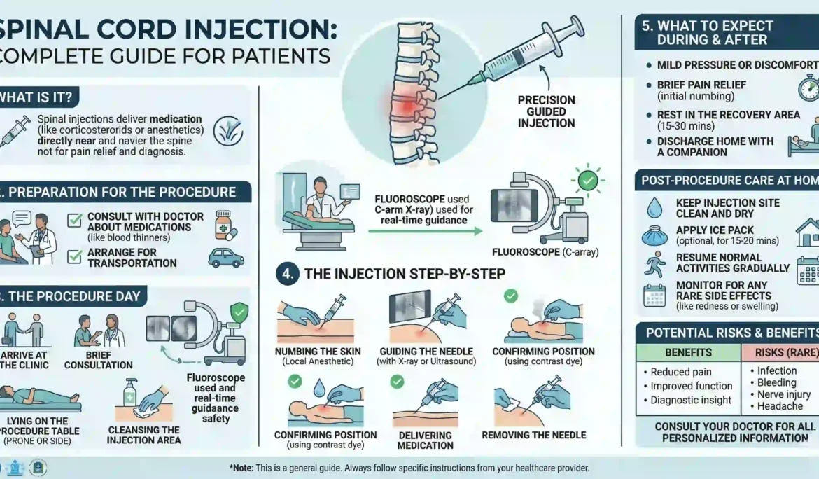 Spinal Cord Injection Minimally invasive spinal injection treatment (