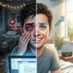 Dr. Rachana Tiwari-Patil explaining sleep and vision eye strain at Chetna Hospital Chinchwad