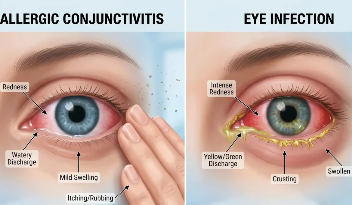 Eye allergy symptoms relief by Dr. Rachana Tiwari-Patil at Chetna Hospital, Chinchwad Pune.