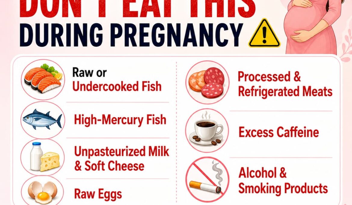 Pregnancy foods to avoid during pregnancy for a healthy baby diet guide