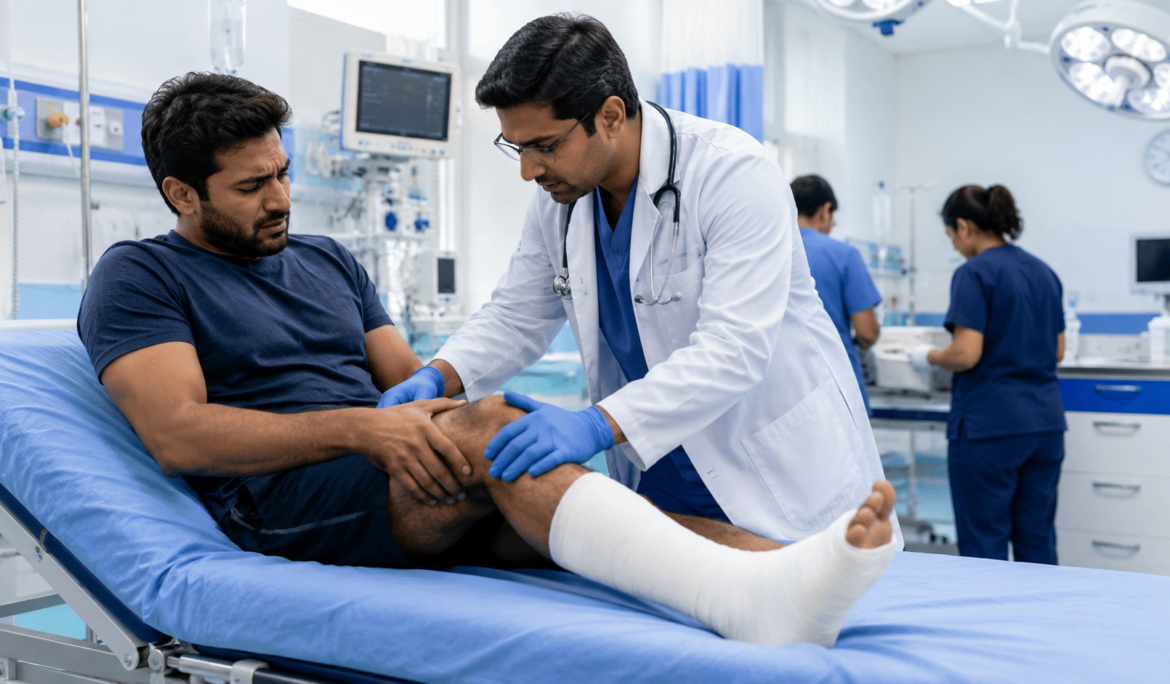 Orthopedic emergency care in PCMC at Chetna Hospital