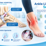 Ankle ligament surgery treatment by orthopedic surgeon in PCMC