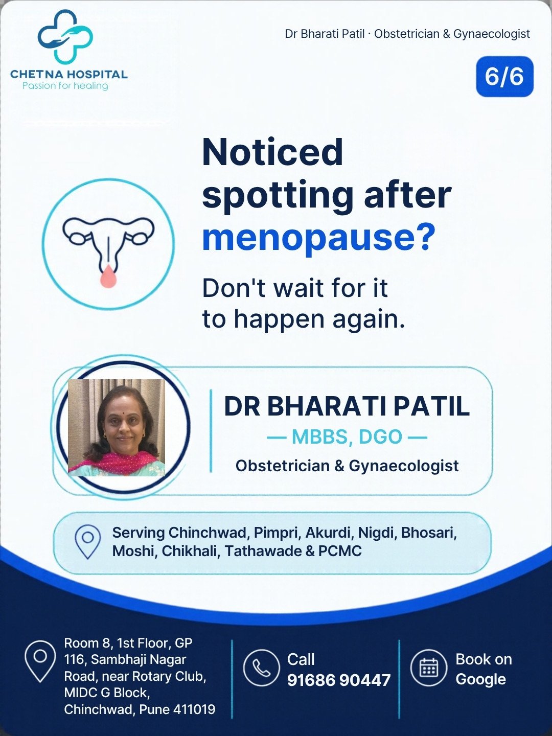 Slide 6: Book a check with Dr Bharati Patil, Chinchwad