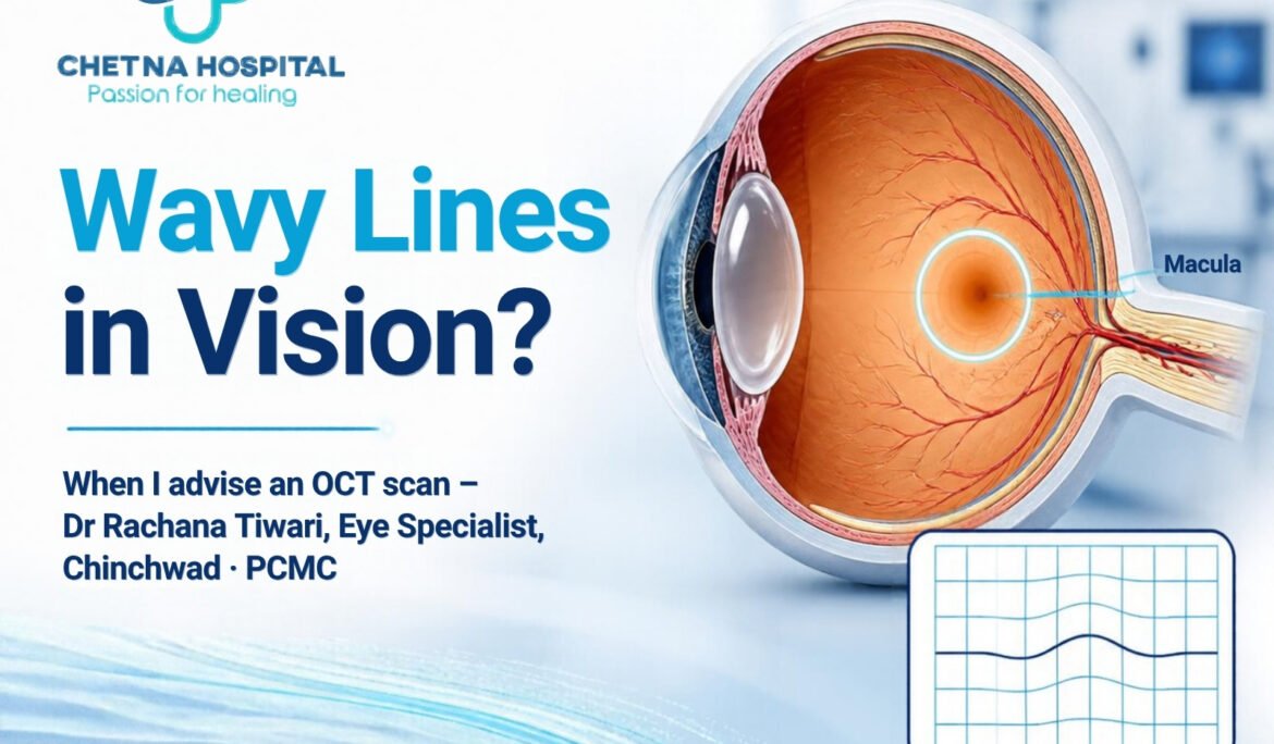 Wavy lines in vision: when an eye specialist advises an OCT scan – Dr Rachana Tiwari, Chinchwad, PCMC