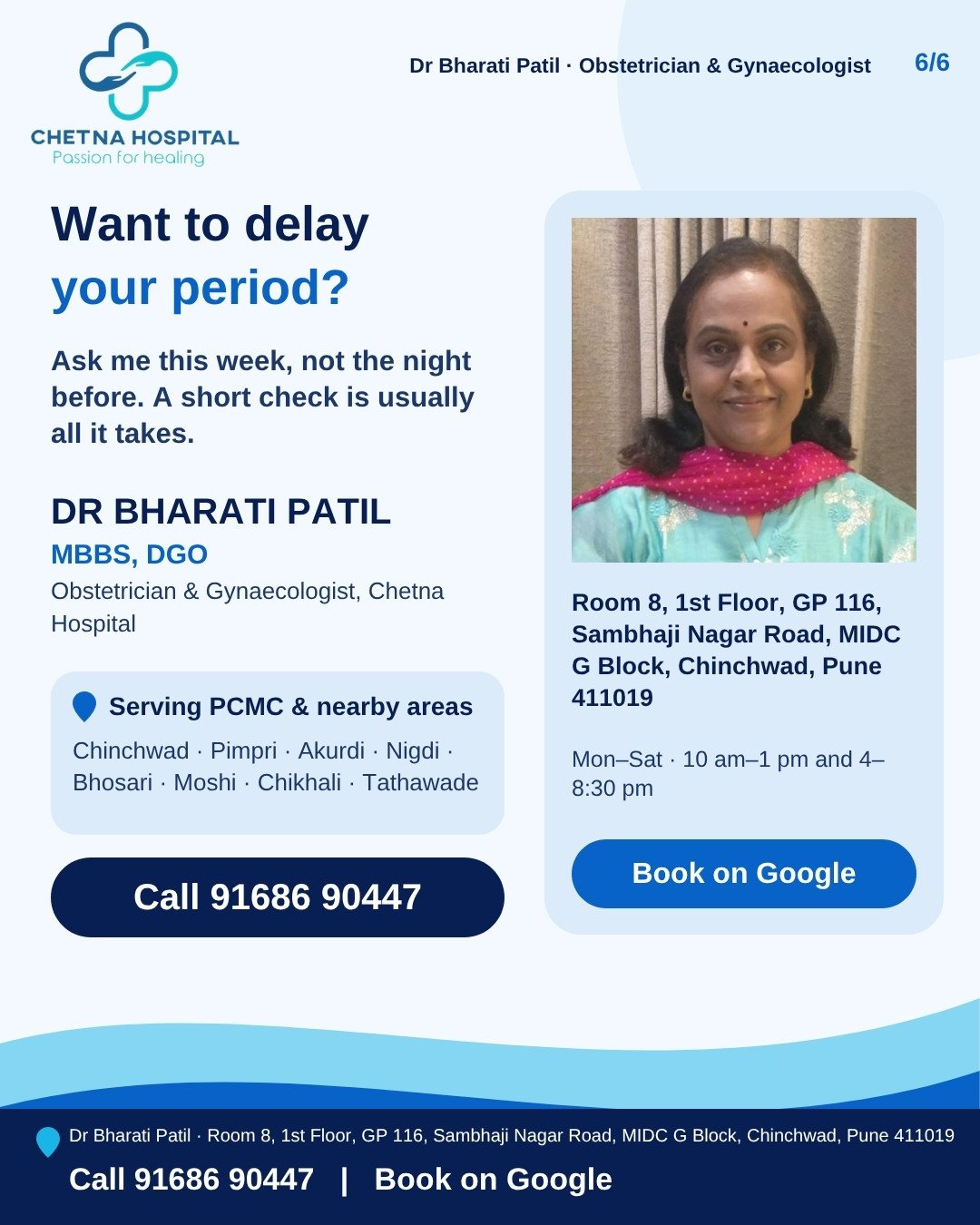 Slide 6: Book a consultation with Dr Bharati Patil, Chinchwad